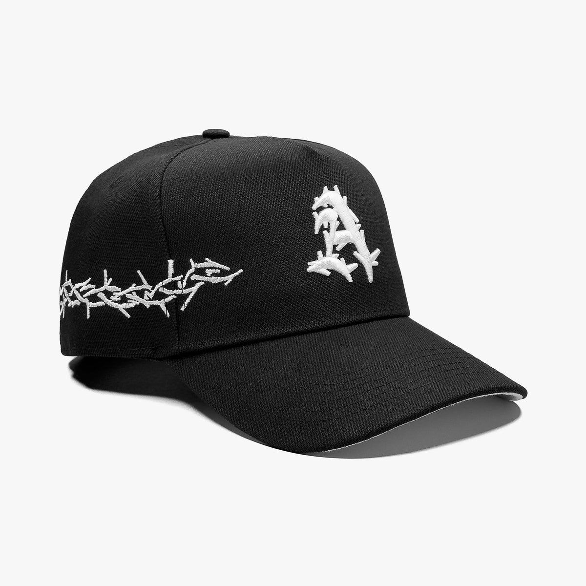 Prestige Collection “A” THORNS SNAPBACK - BLACK EDITION - AVBL MRKT (1)