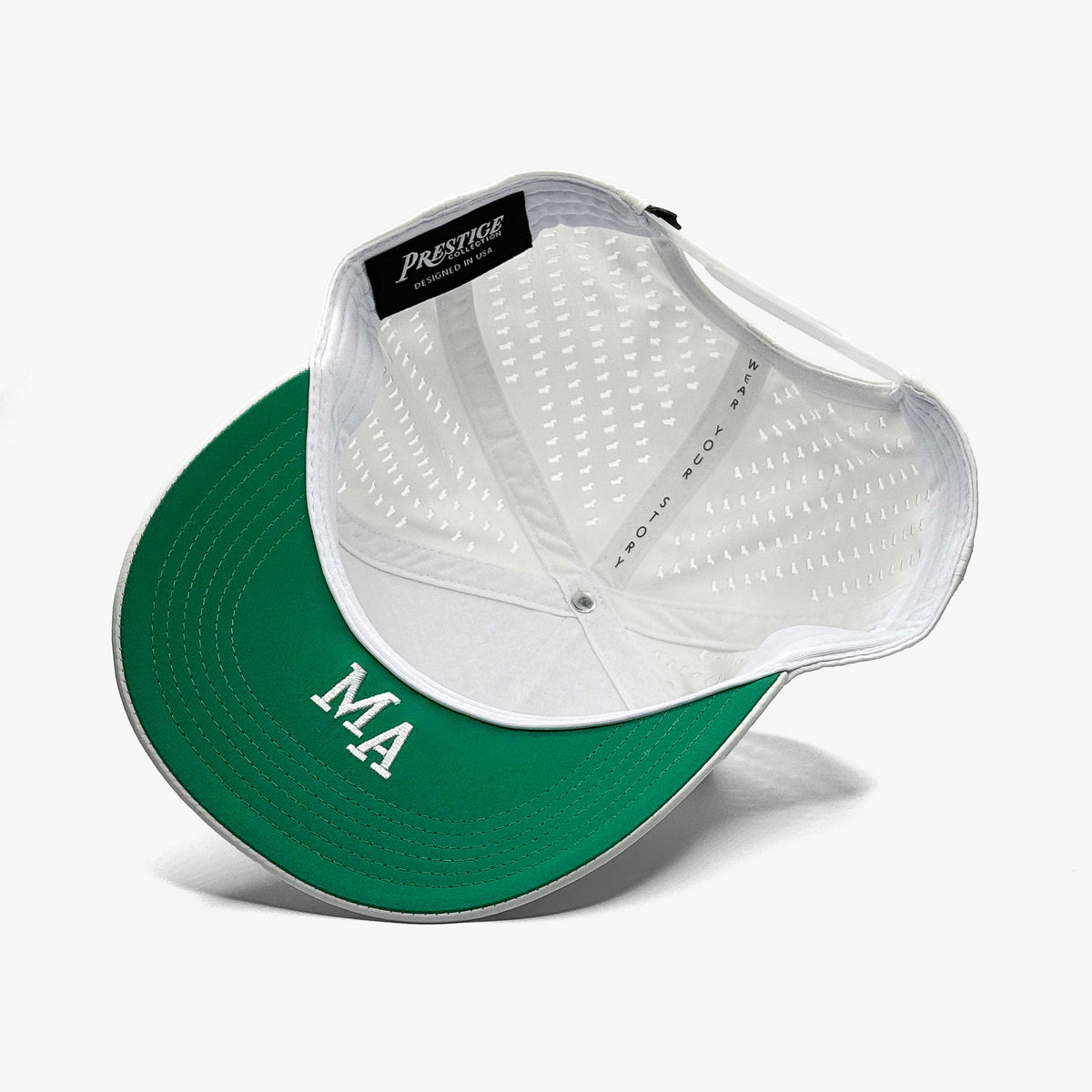 Prestige Collection BOSTON PERFORMANCE SNAPBACK - WHITE/GREEN EDITION (LIMITED) - AVBL MRKT (4)