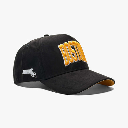 Prestige Collection BOSTON SNAPBACK - BLACK/YELLOW EDITION (LIMITED) - AVBL MRKT (1)
