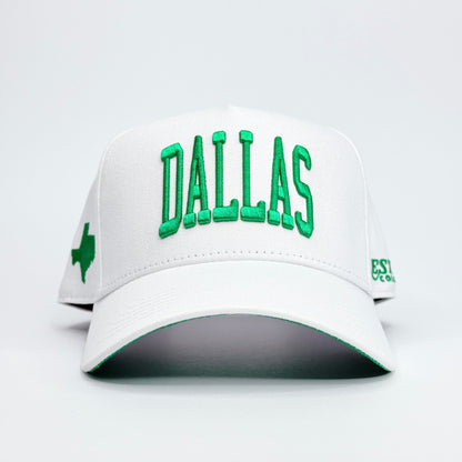 Prestige Collection DALLAS SNAPBACK - WHITE/GREEN EDITION (LIMITED) - AVBL MRKT (2)