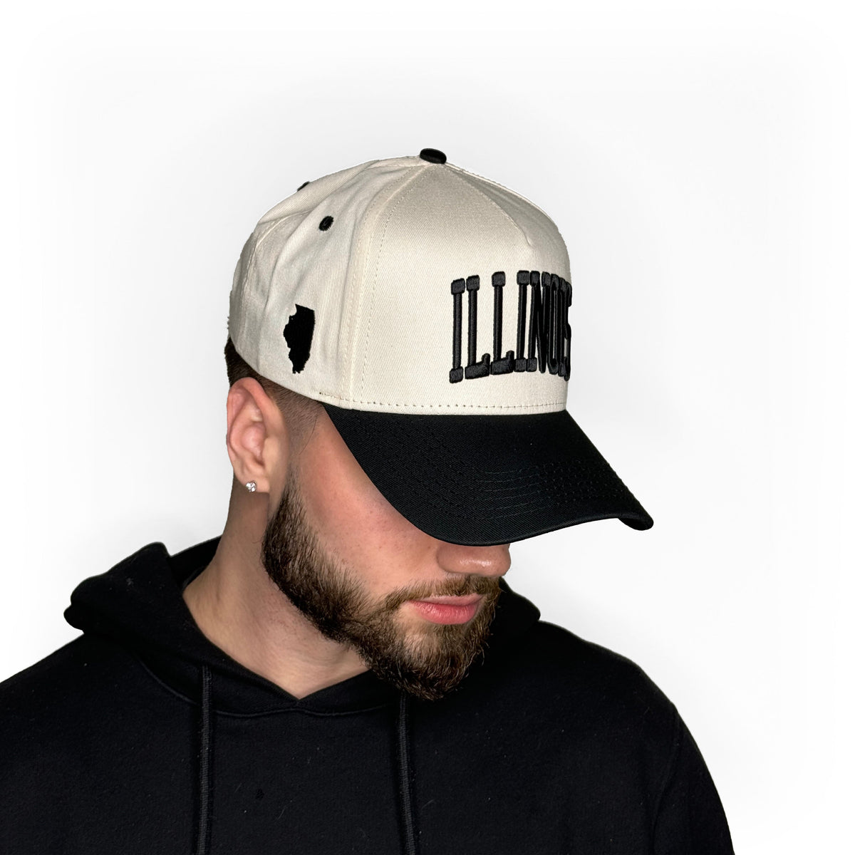 Prestige Collection ILLINOIS SNAPBACK - OFF WHITE EDITION - AVBL MRKT (2)