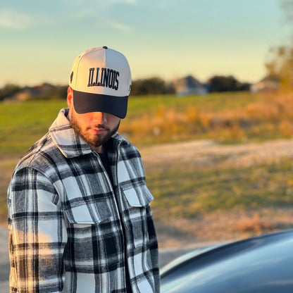 Prestige Collection ILLINOIS SNAPBACK - OFF WHITE EDITION - AVBL MRKT (7)