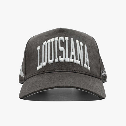 Prestige Collection LOUISIANA SNAPBACK - CHARCOAL SUEDE EDITION - AVBL MRKT (2)