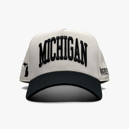Prestige Collection MICHIGAN SNAPBACK - OFF WHITE EDITION - AVBL MRKT (2)