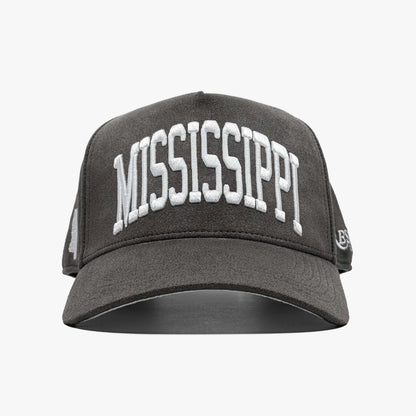 Prestige Collection MISSISSIPPI SNAPBACK - CHARCOAL SUEDE EDITION - AVBL MRKT (2)