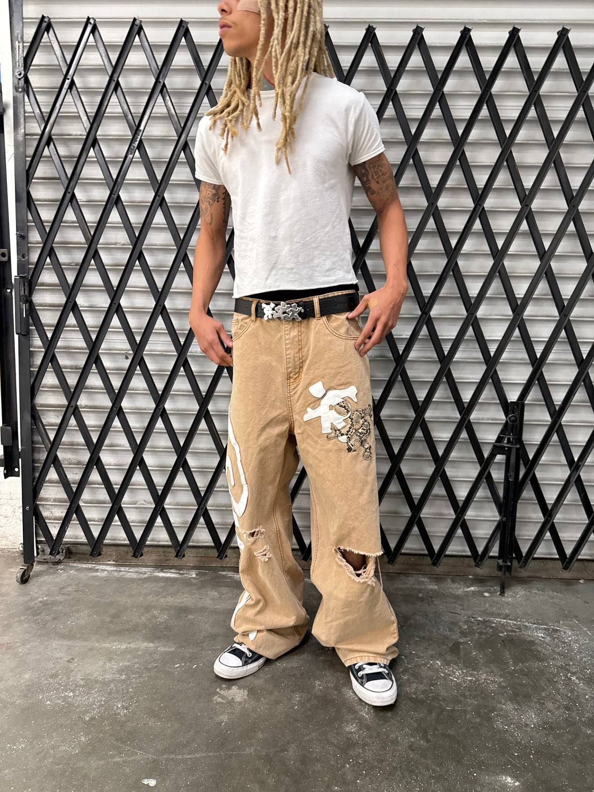 ProjectCapri Caprì Leather jeans - AVBL MRKT (6)