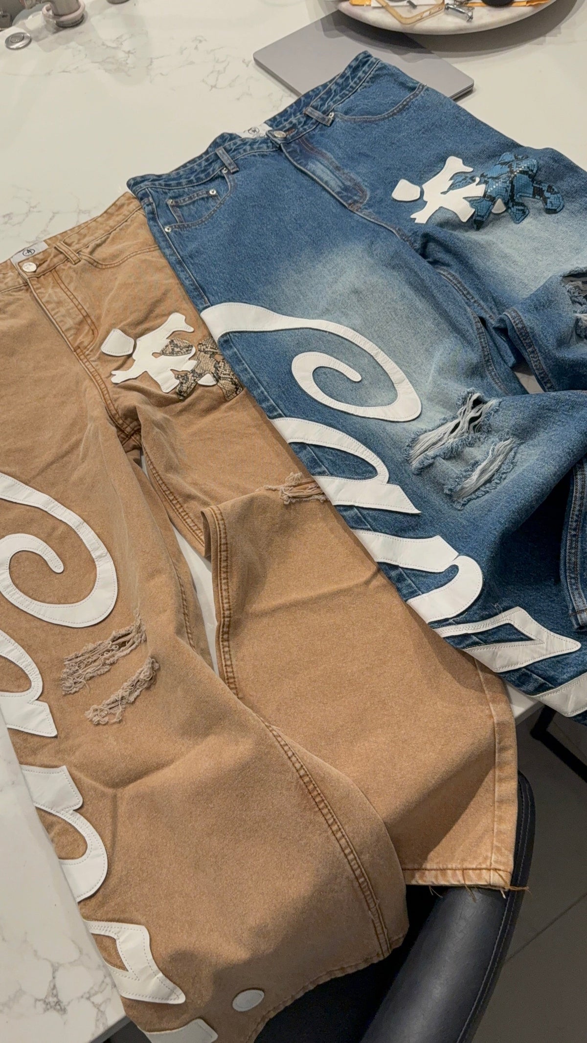 ProjectCapri Caprì Leather jeans - AVBL MRKT (7)