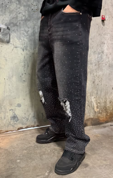 ProjectCapri "Capri" Rhinestone Denim - AVBL MRKT (4)