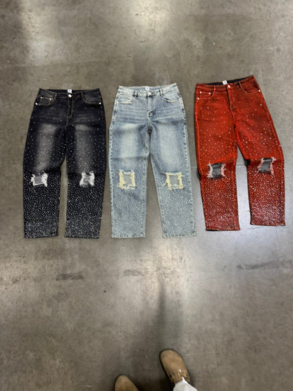 ProjectCapri "Capri" Rhinestone Denim - AVBL MRKT (5)