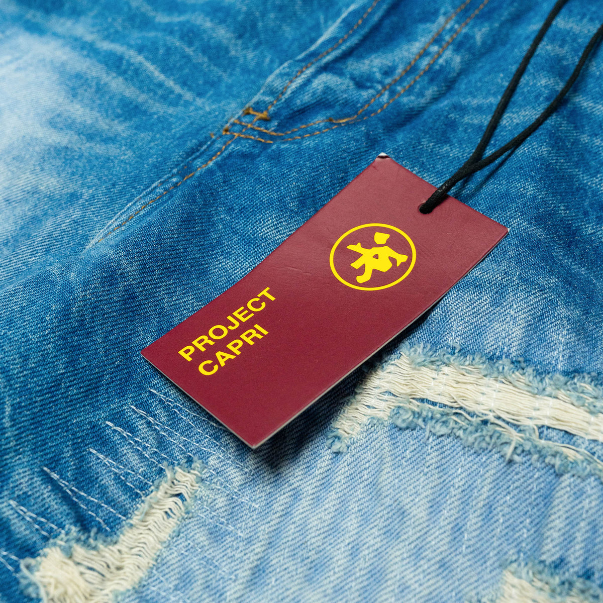 ProjectCapri DISTRESSED CAPRI JORTS - AVBL MRKT (7)