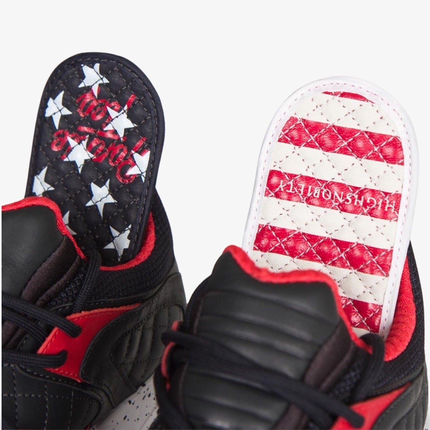 Puma x Kith x Ronnie Fieg x Highsnobiety Blaze Of Glory 'A Tale of Two Cities' (2015) [360322-01] Athletic Casual Fashion Running Sports Sneakers in Black / Red / White for Unisex Adult Mens - AVBL MRKT (8)