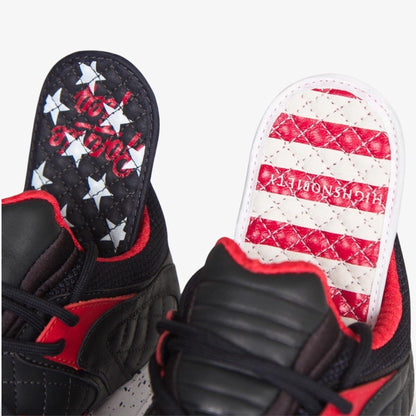 Puma x Kith x Ronnie Fieg x Highsnobiety Blaze Of Glory 'A Tale of Two Cities' (2015) [360322-01] Athletic Casual Fashion Running Sports Sneakers in Black / Red / White for Unisex Adult Mens - AVBL MRKT (8)