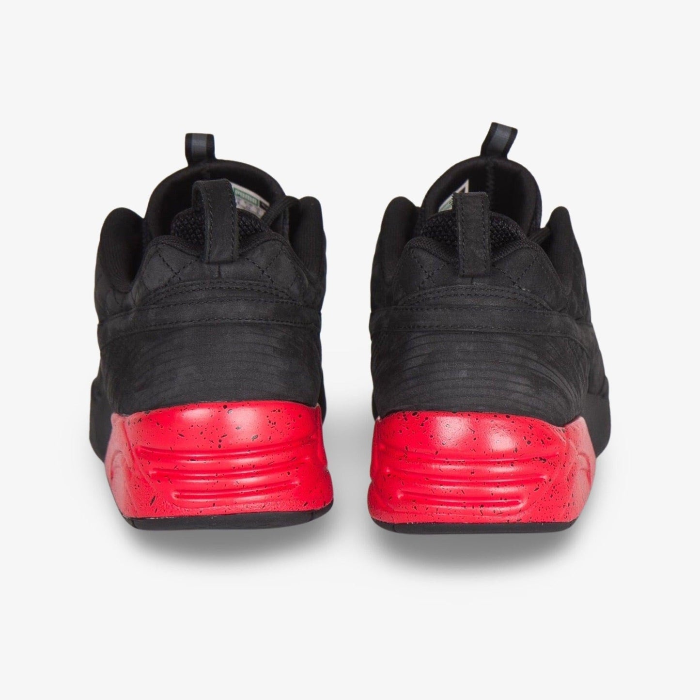 Puma x Kith x Ronnie Fieg x Highsnobiety R698 'A Tale of Two Cities' (2015) [360323-01] Athletic Casual Fashion Running Sports Sneakers in Black / Red for Unisex Adult Mens - AVBL MRKT (4)