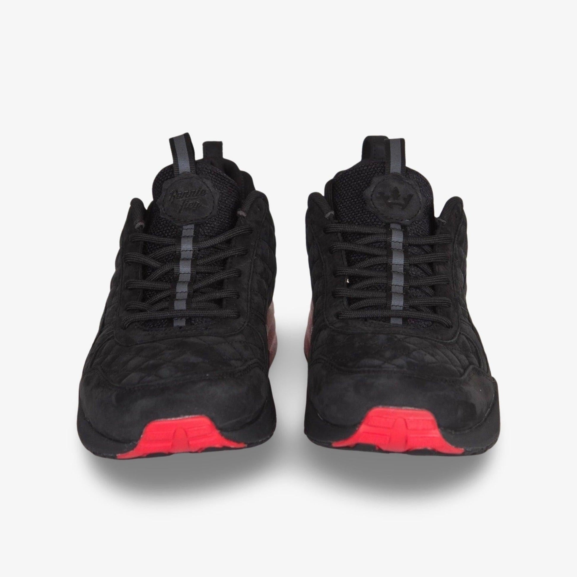 Puma x Kith x Ronnie Fieg x Highsnobiety R698 'A Tale of Two Cities' (2015) [360323-01] Athletic Casual Fashion Running Sports Sneakers in Black / Red for Unisex Adult Mens - AVBL MRKT (5)