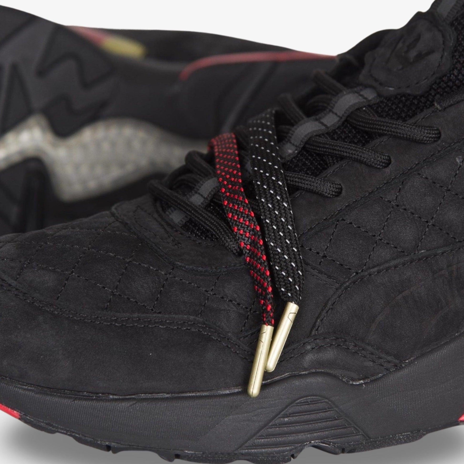 Puma x Kith x Ronnie Fieg x Highsnobiety R698 'A Tale of Two Cities' (2015) [360323-01] Athletic Casual Fashion Running Sports Sneakers in Black / Red for Unisex Adult Mens - AVBL MRKT (6)