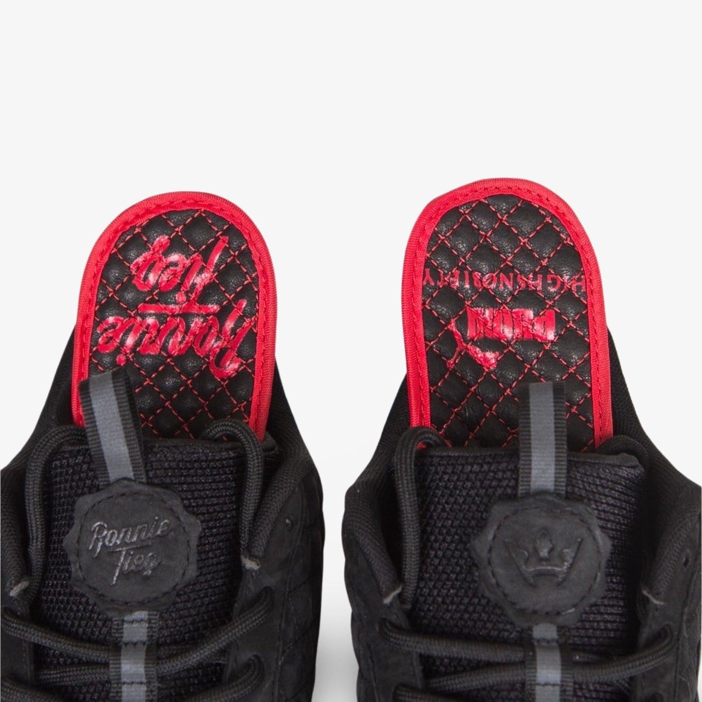 Puma x Kith x Ronnie Fieg x Highsnobiety R698 'A Tale of Two Cities' (2015) [360323-01] Athletic Casual Fashion Running Sports Sneakers in Black / Red for Unisex Adult Mens - AVBL MRKT (9)