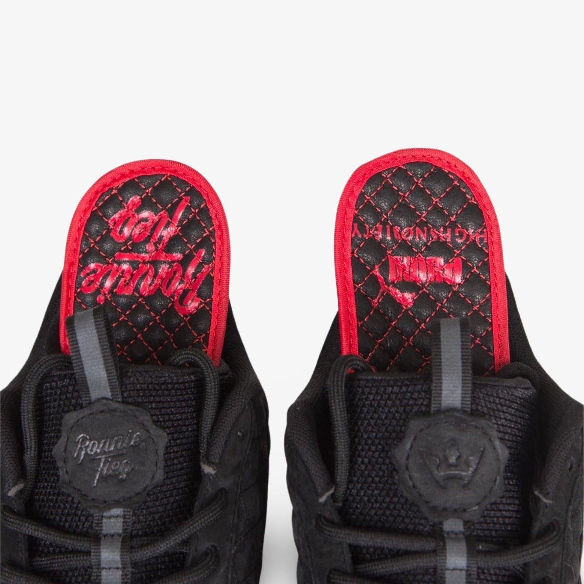 Puma x Kith x Ronnie Fieg x Highsnobiety R698 'A Tale of Two Cities' (2015) [360323-01] Athletic Casual Fashion Running Sports Sneakers in Black / Red for Unisex Adult Mens - AVBL MRKT (9)