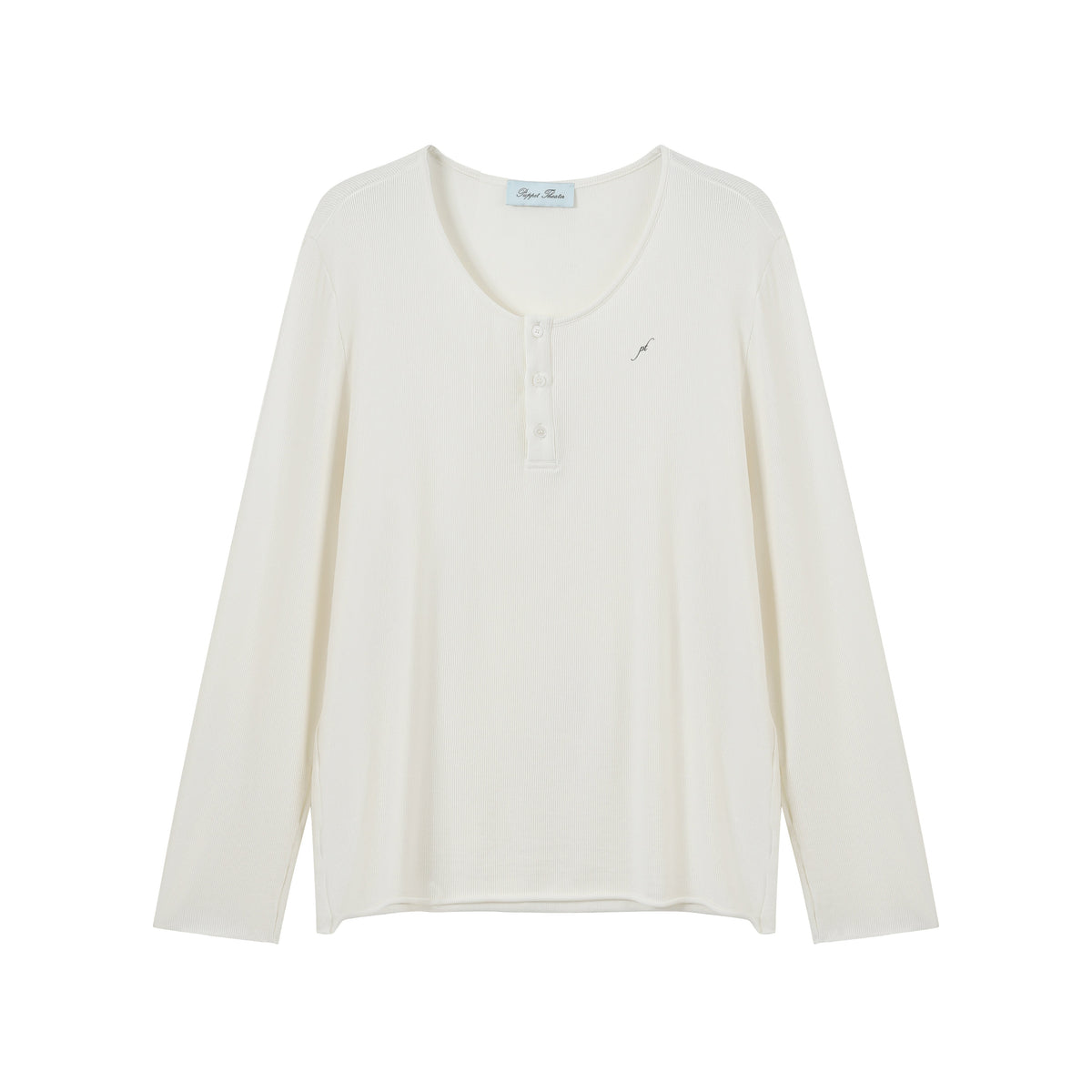 Puppet-Theater Delicate Wide Neck Henley - AVBL MRKT (1)