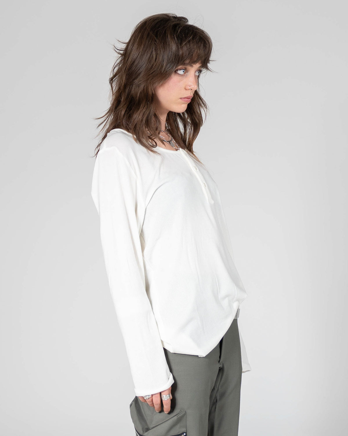 Puppet-Theater Delicate Wide Neck Henley - AVBL MRKT (6)