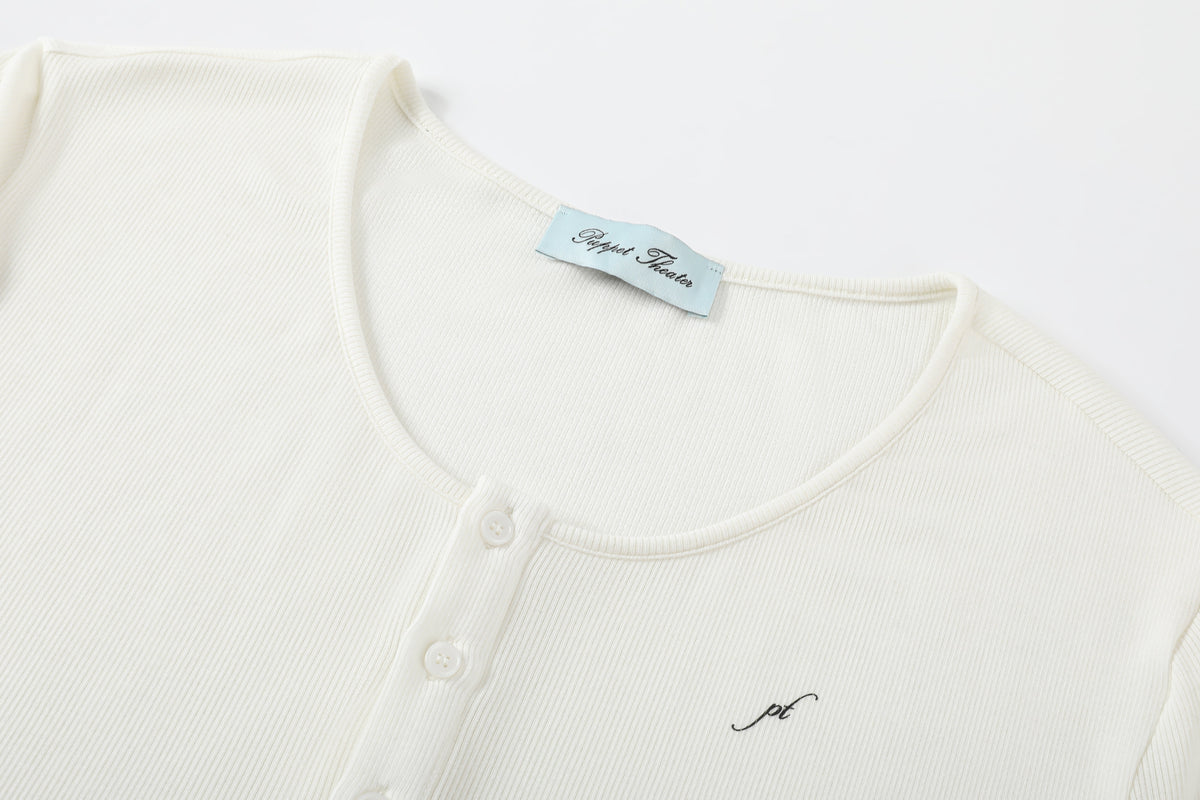 Puppet-Theater Delicate Wide Neck Henley - AVBL MRKT (8)