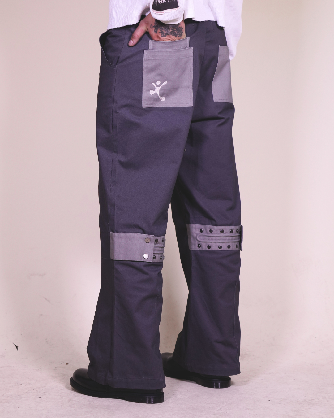 Puppet-Theater Flared Bondage Work Trouser - AVBL MRKT (9)