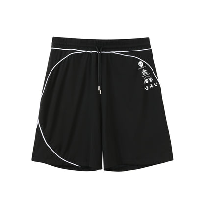 Puppet-Theater Piped Lux Club Shorts (Black) - AVBL MRKT (1)