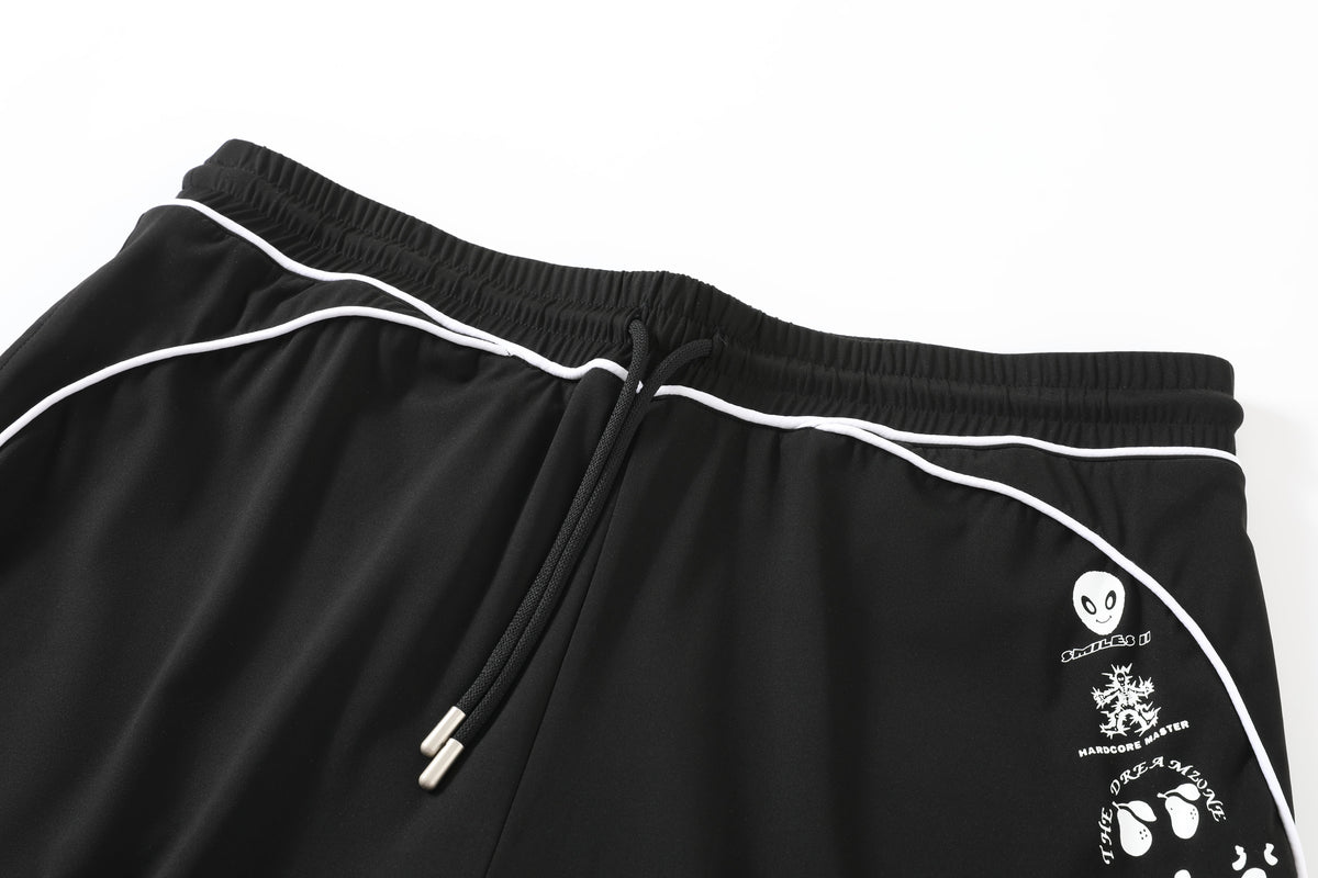 Puppet-Theater Piped Lux Club Shorts (Black) - AVBL MRKT (3)