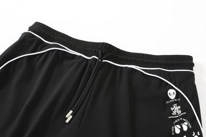 Puppet-Theater Piped Lux Club Shorts (Black) - AVBL MRKT (3)