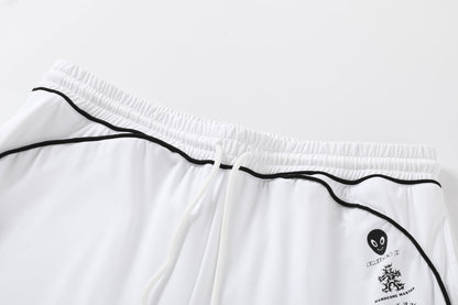 Puppet-Theater Piped Lux Club Shorts (White) - AVBL MRKT (3)