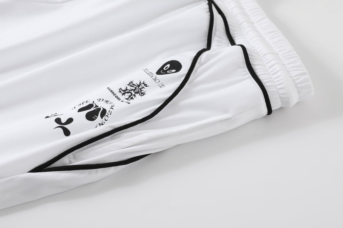 Puppet-Theater Piped Lux Club Shorts (White) - AVBL MRKT (6)