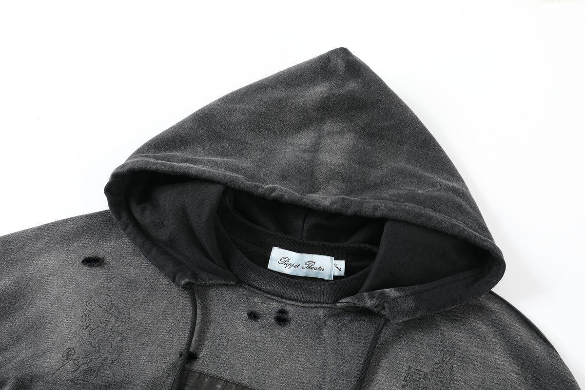 Puppet-Theater Re-Edition Patchwork Hoodie - AVBL MRKT (7)
