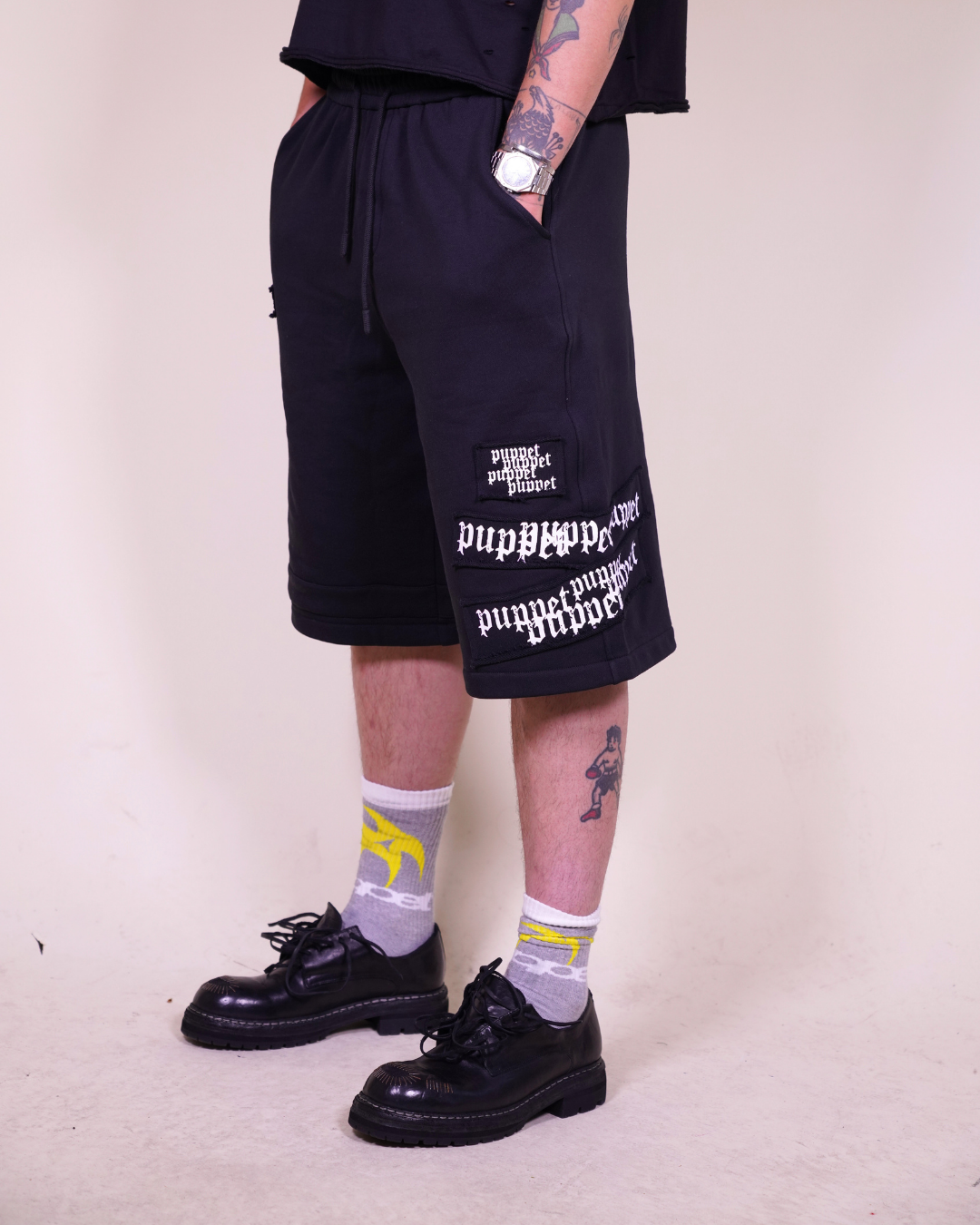 Puppet-Theater Slashed Sweat Short - AVBL MRKT (8)