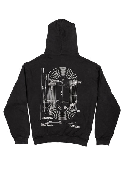 Skull House Running Company 'DIMENSIONS' HOODIE, UNISEX - WASHED BLACK - AVBL MRKT (1)