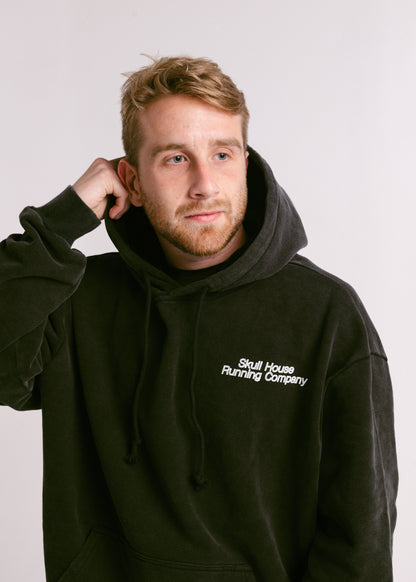 Skull House Running Company 'DIMENSIONS' HOODIE, UNISEX - WASHED BLACK - AVBL MRKT (7)