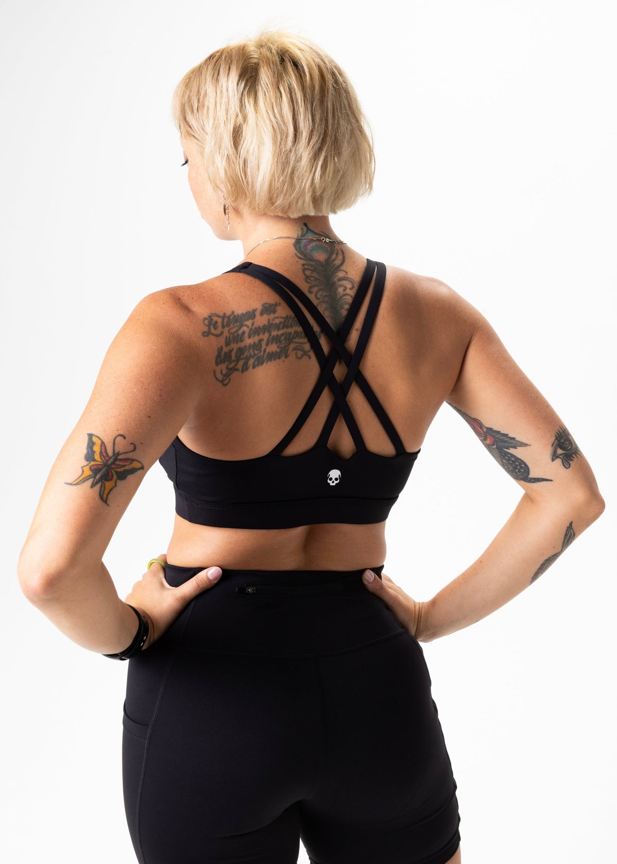 Skull House Running Company ENDURANCE RUN BRA - BLACK - AVBL MRKT (3)