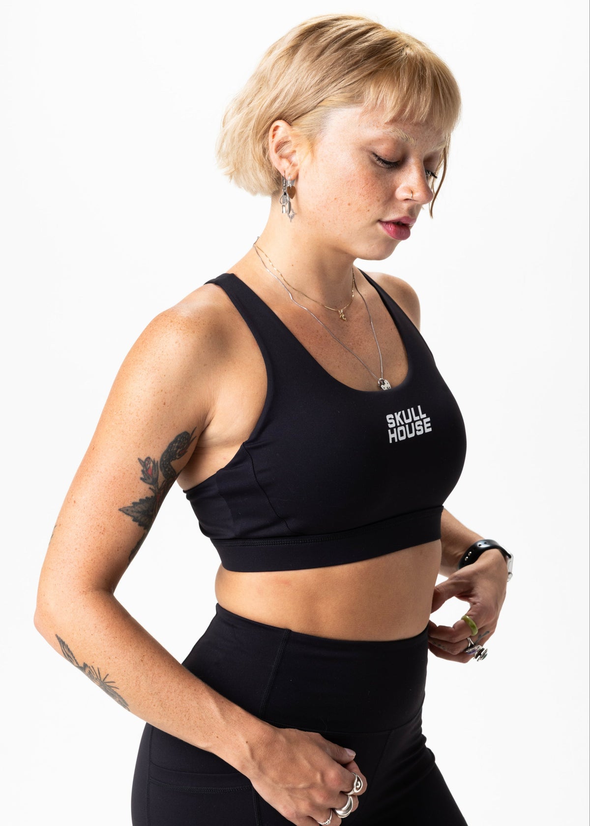 Skull House Running Company ENDURANCE RUN BRA - BLACK - AVBL MRKT (4)
