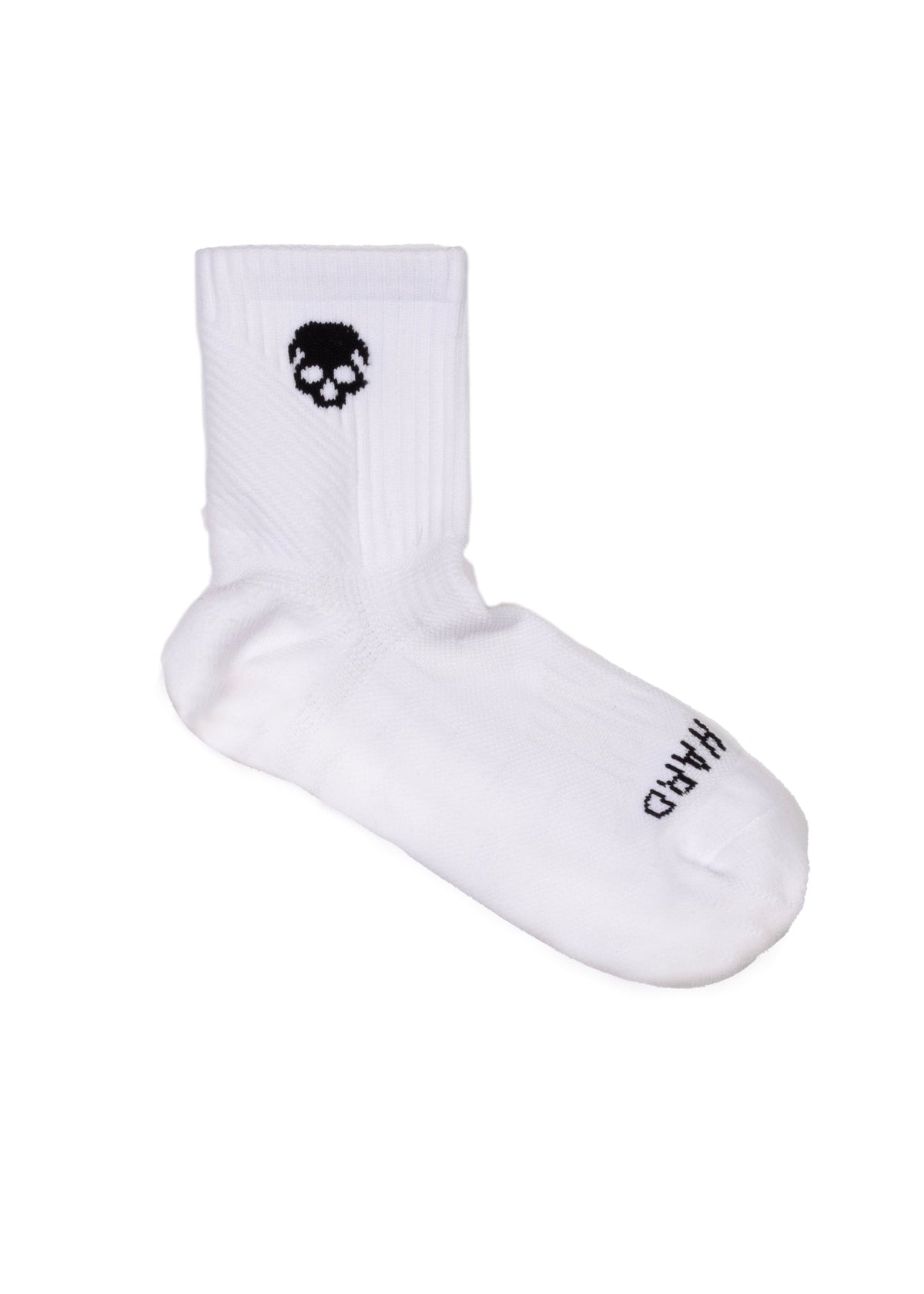 Skull House Running Company "ICON" CUSHION RUN SOCKS - WHITE - AVBL MRKT (1)