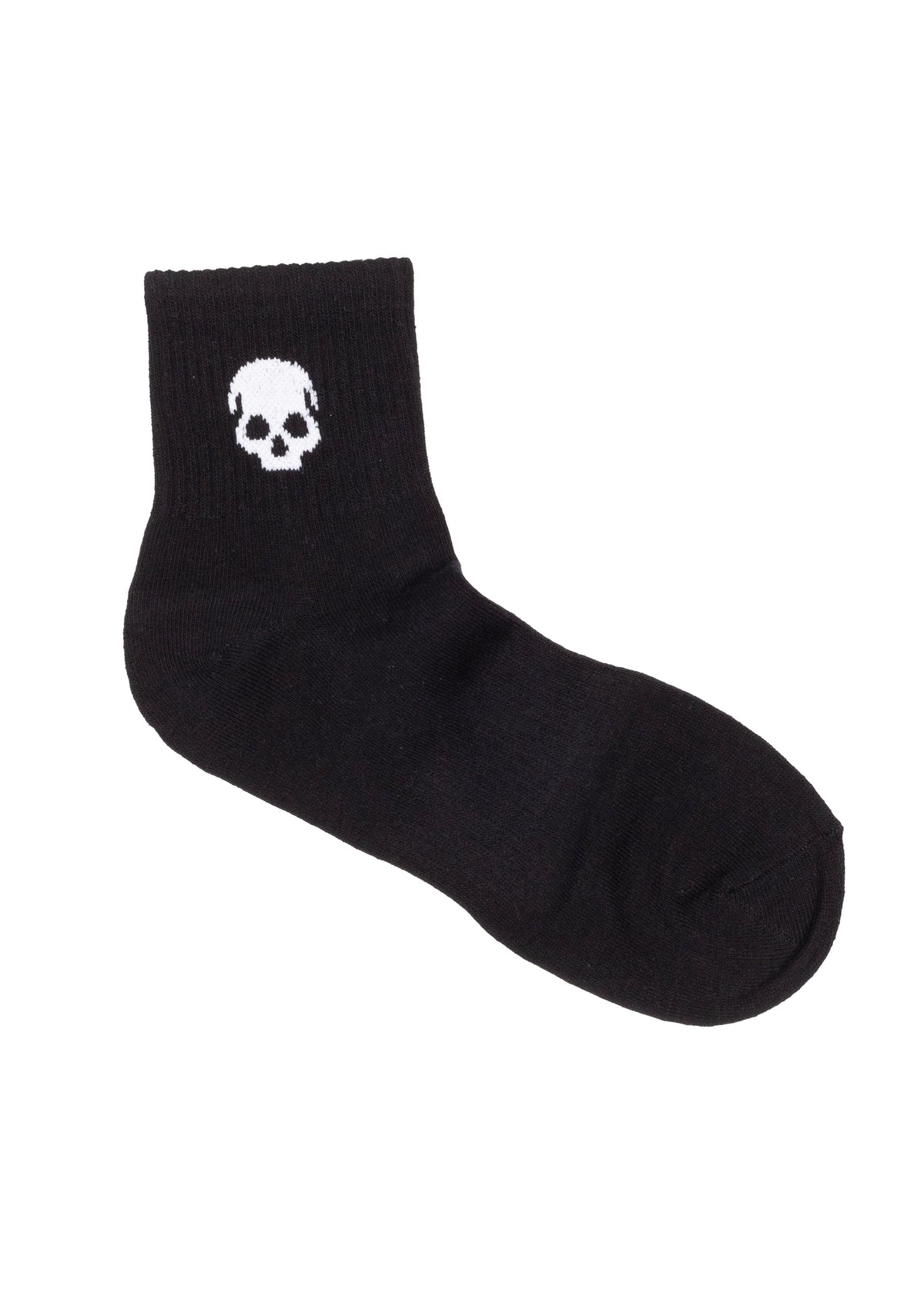 Skull House Running Company "ICON" QUARTER-LENGTH SOCKS - BLACK - AVBL MRKT (1)