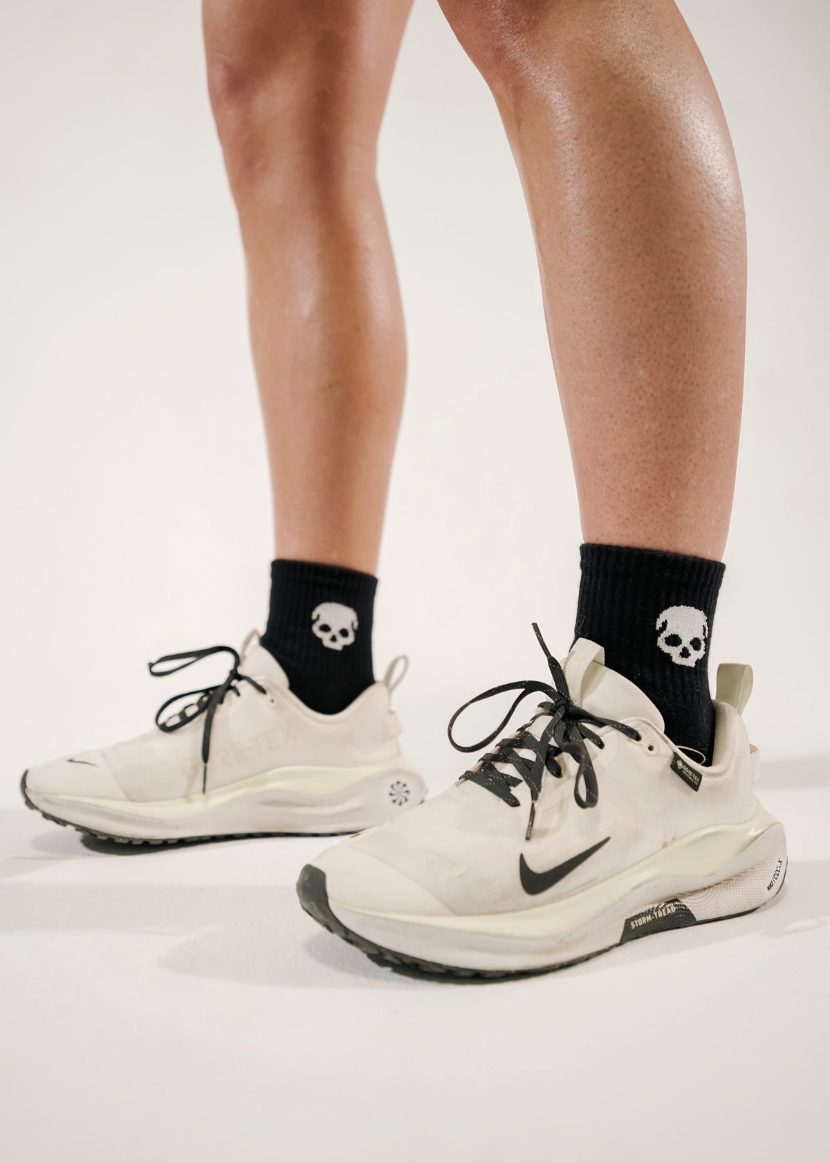 Skull House Running Company "ICON" QUARTER-LENGTH SOCKS - BLACK - AVBL MRKT (2)