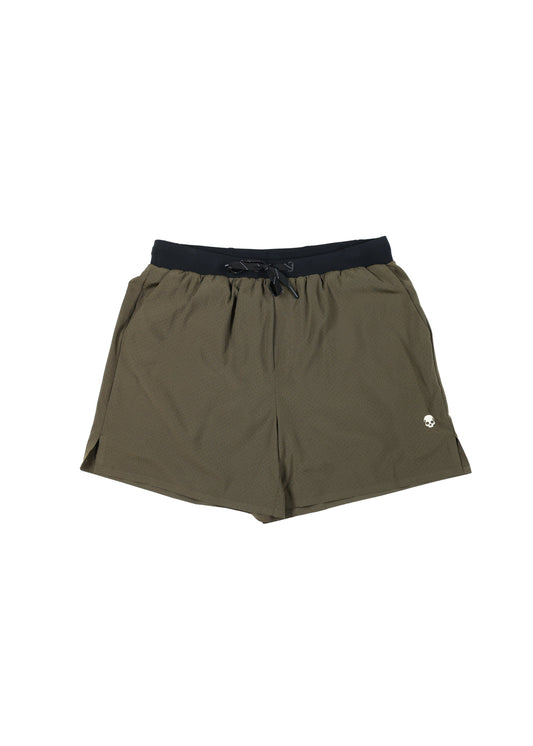 Skull House Running Company INNERVISION 5" RUN SHORTS - OLIVE - AVBL MRKT (1)