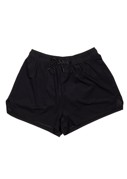 Skull House Running Company NORO 3" SPLIT SHORTS - BLACK - AVBL MRKT (1)