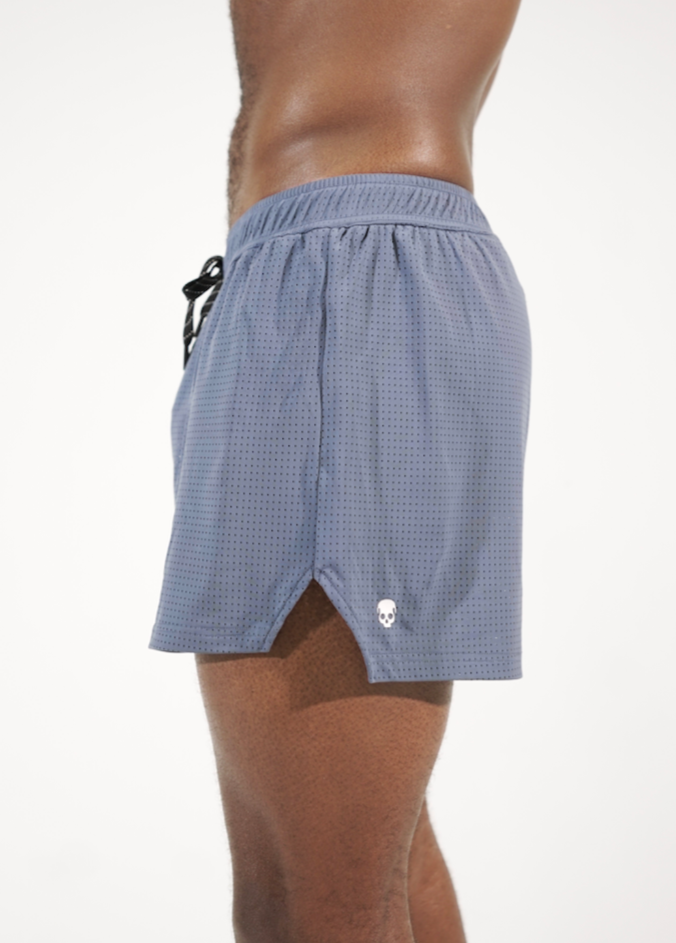 Skull House Running Company NORO 3" SPLIT SHORTS - STONE - AVBL MRKT (3)