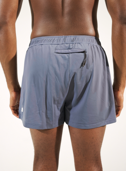 Skull House Running Company NORO 3" SPLIT SHORTS - STONE - AVBL MRKT (4)