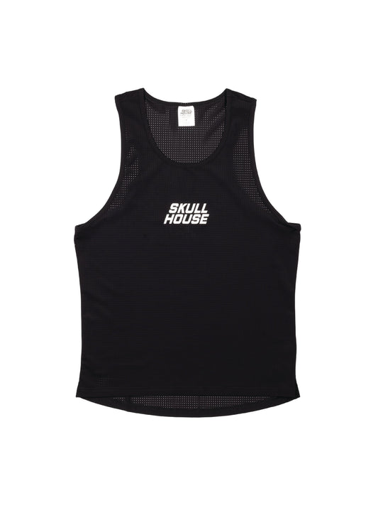 Skull House Running Company NORO PERFORMANCE SINGLET - BLACK - AVBL MRKT (1)
