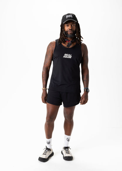 Skull House Running Company NORO PERFORMANCE SINGLET - BLACK - AVBL MRKT (2)