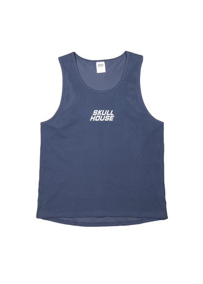 Skull House Running Company NORO PERFORMANCE SINGLET - STONE - AVBL MRKT (1)