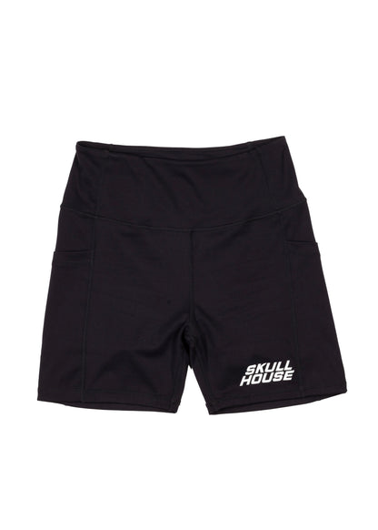 Skull House Running Company PHANTOM HIGH WAIST 5" COMPRESSION - BLACK - AVBL MRKT (1)