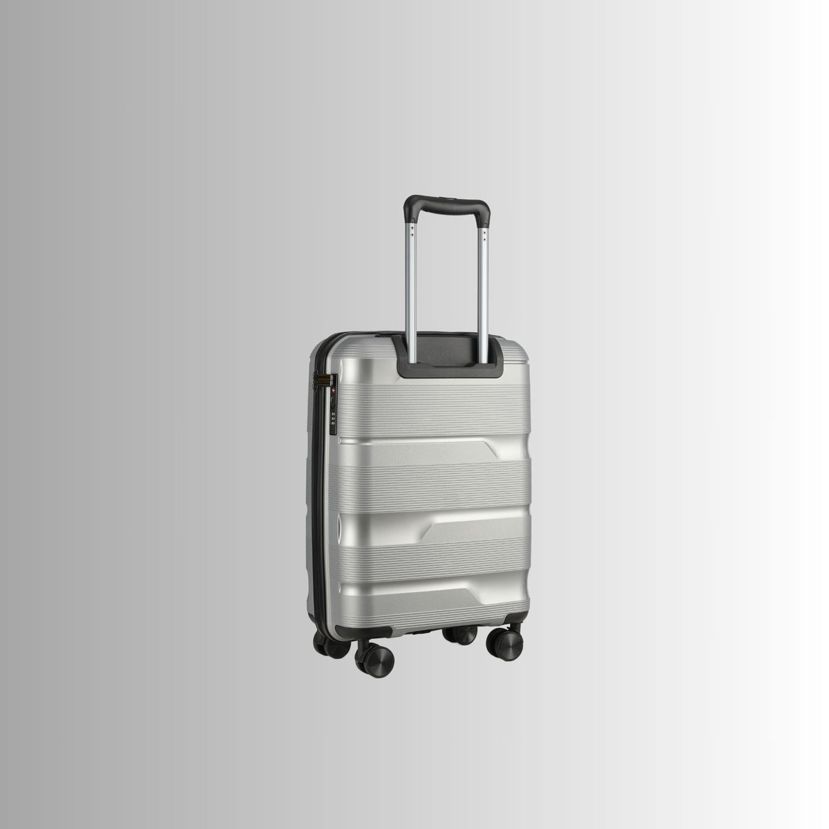 Sole Premise 20-inch Silver Carry-On Hardcase Roller Luggage - AVBL MRKT (7)