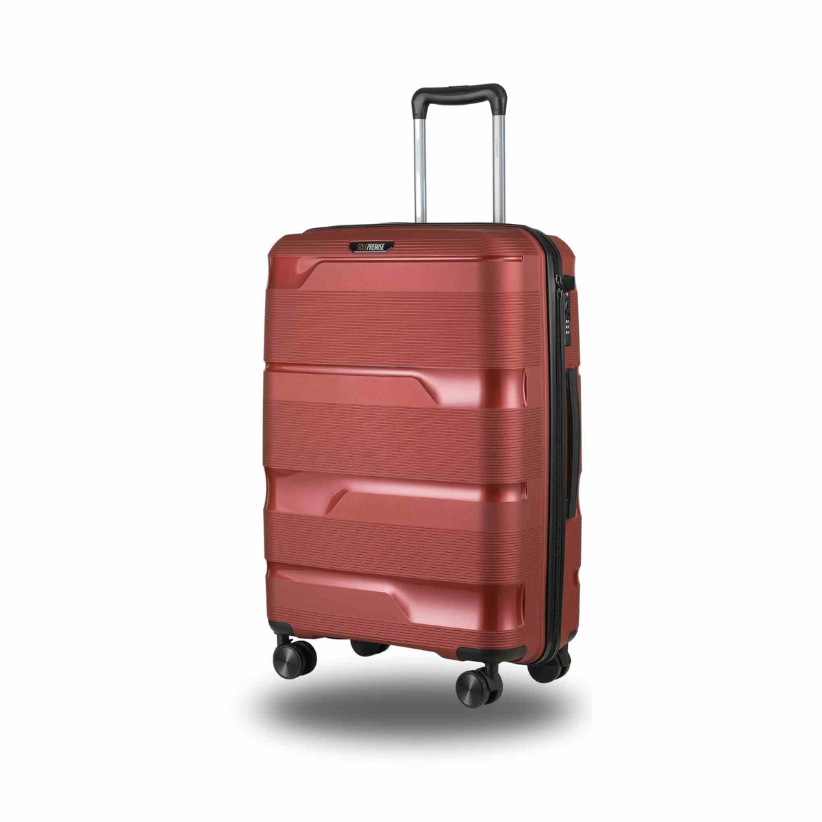 Sole Premise 24-inch Red Hardcase Roller Luggage - AVBL MRKT (1)