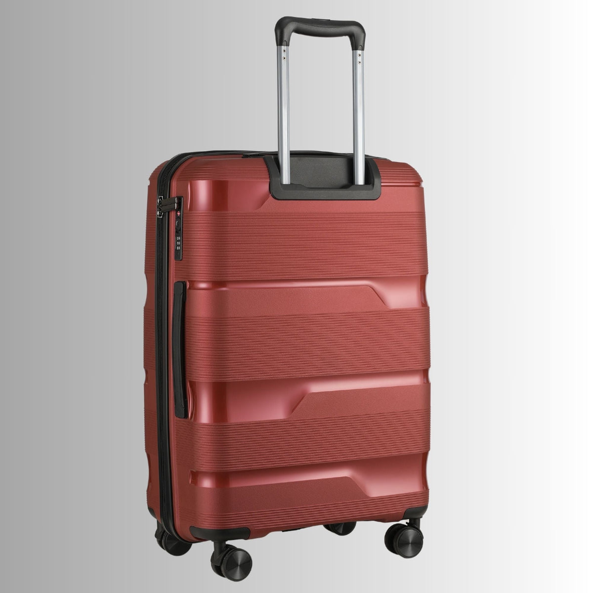 Sole Premise 24-inch Red Hardcase Roller Luggage - AVBL MRKT (4)
